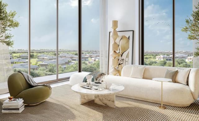 Building facade at Club Place by Emaar Properties in Dubai Hills Estate