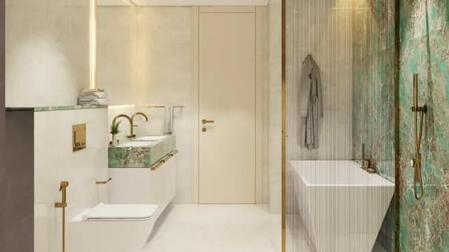 Room design at Avenue Residence 6 by Nabni