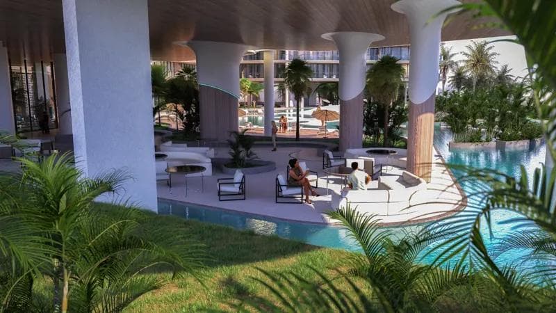 Manta Bay Room design in Marjan Island