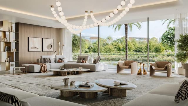 Living space at Lavita Mansions by Emaar Properties