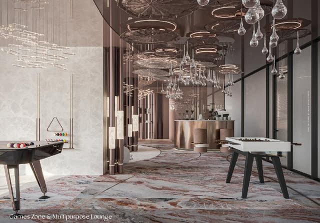 Interior at One Sky Park by Iman Developers in JVC (Jumeirah Village Circle)