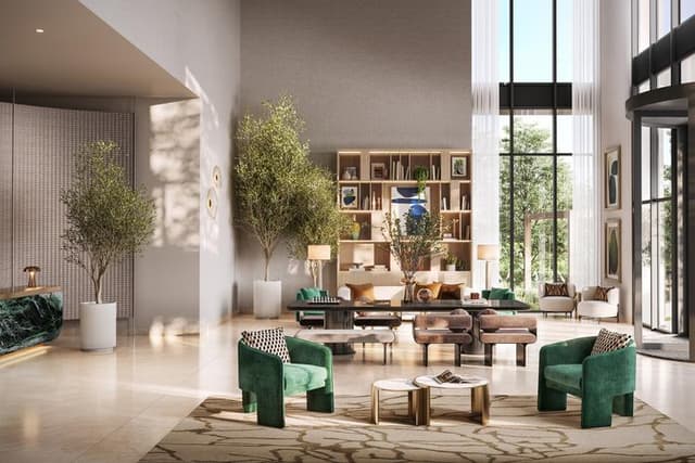 Room design at Golf Hillside by Emaar Properties